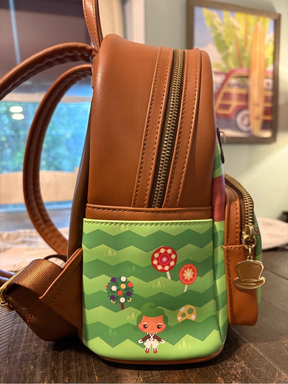 Loungefly Willy Wonka Mini Backpack - Picture 5 of 10
